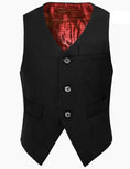 Load image into Gallery viewer, Black 3 Buttons Boys Girls Formal Suit Vest
