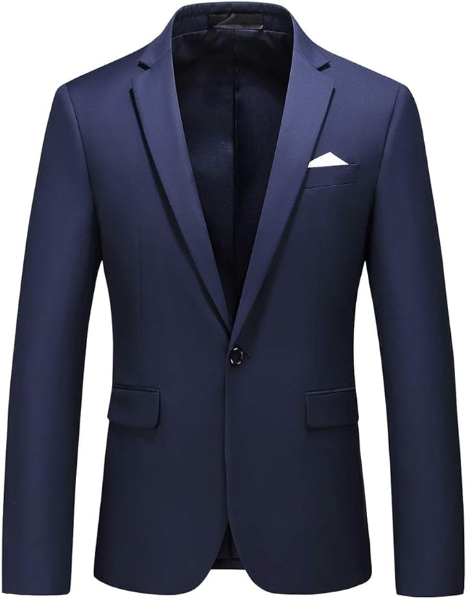 Single-Breasted One Button Center 2 Pieces Men's Suit