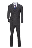 Plaid Men's 3 Piece Slim Fit Suits (MORE COLORS+)