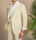 Bild in Galerie-Betrachter laden, Casual Summer Lightweight Seersucker Suit Shorts Mens Set
