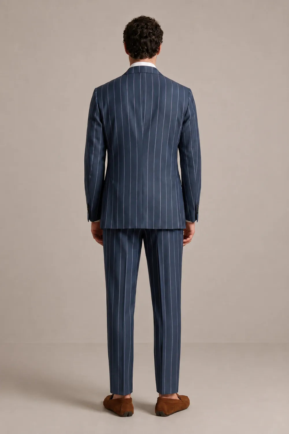 Costume 2 pièces homme coupe ajustée, croisé