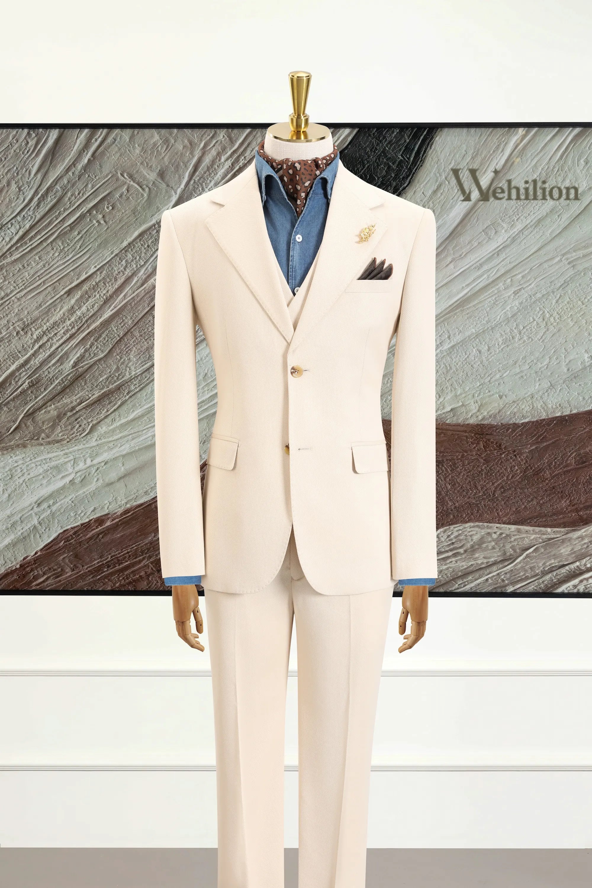 Men's Functional Fiber 3 Piece Suits