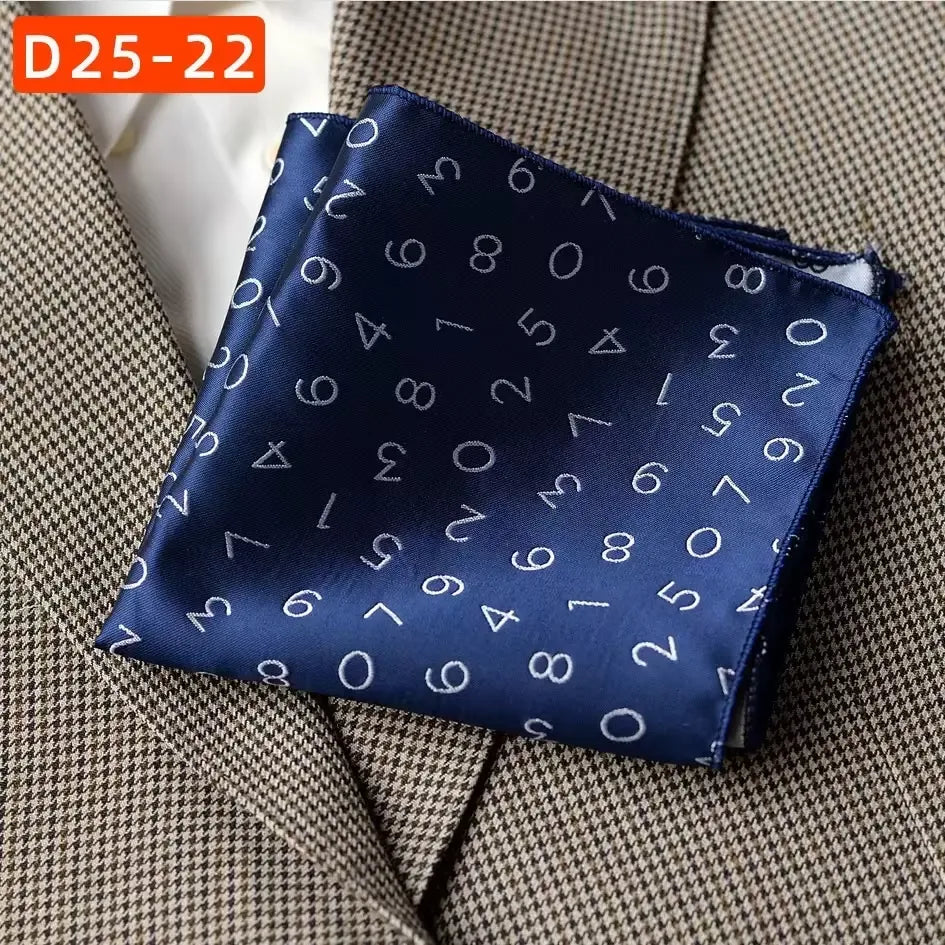 Vintage Pattern Pocket Square for Suits