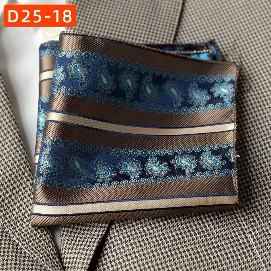 Vintage Pattern Pocket Square for Suits