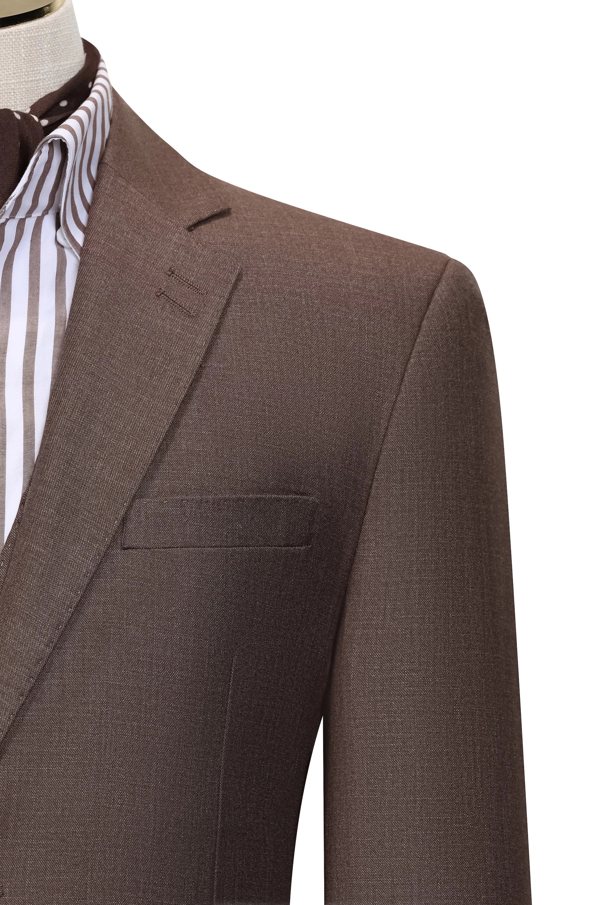 Men's Brown Classic 3 Piece Suits