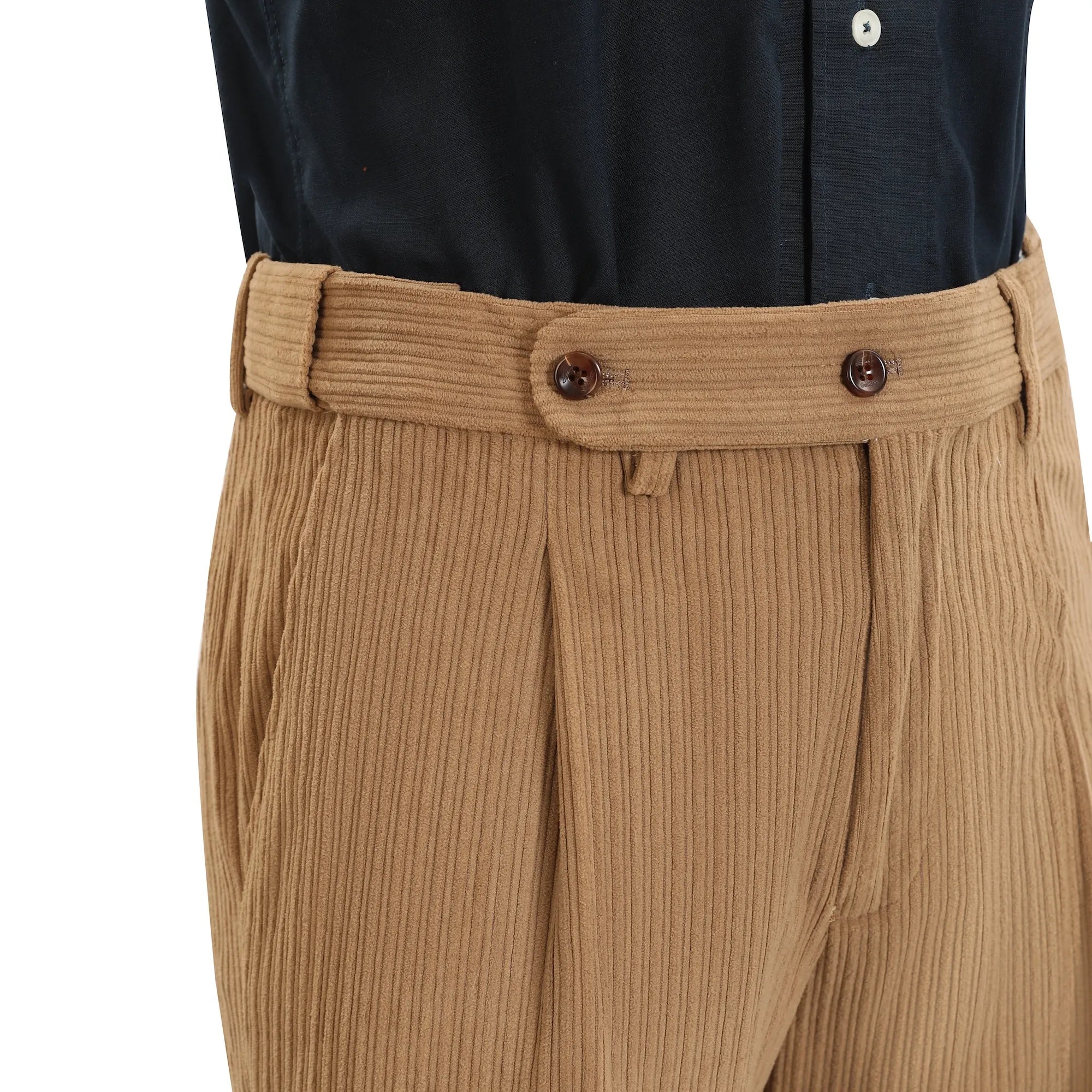 Men's Brown Corduroy 2 Piece Suits