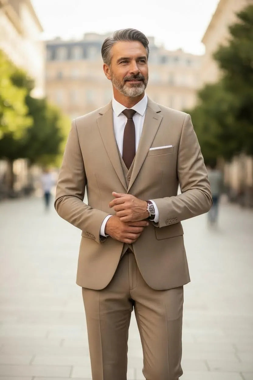 Men's Valentino Modern Fit 3 Pieces Suits