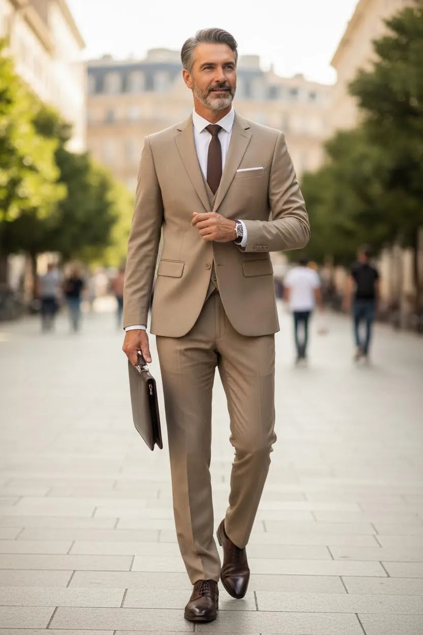 Men's Valentino Modern Fit 3 Pieces Suits