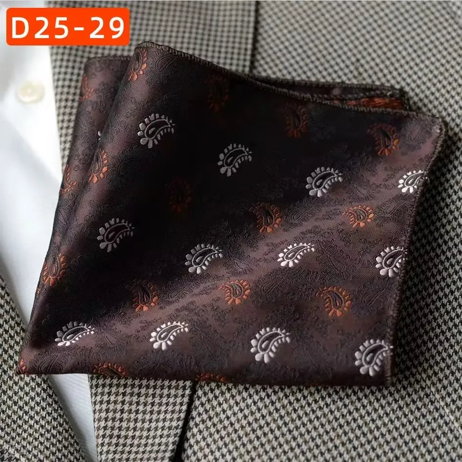 Vintage Pattern Pocket Square for Suits