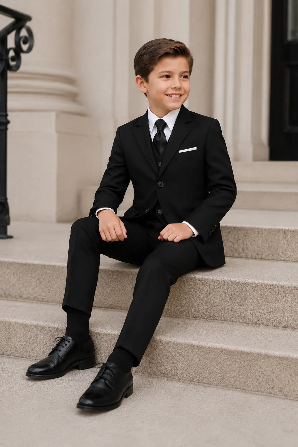 Boys Timeless Three Piece Formal Suit