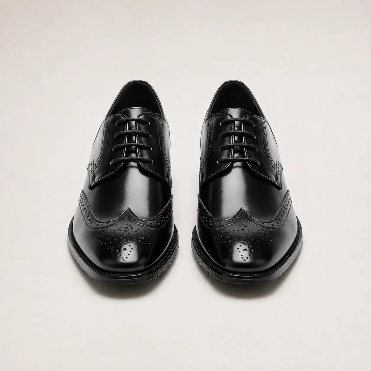 Men's Classic Wingtip Leather Oxford Shoes