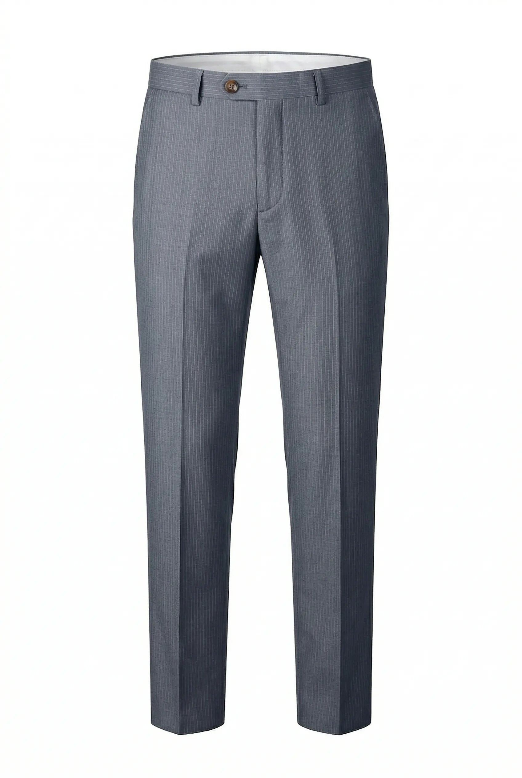 Men's Grey Peak Collar 2 Piece Suit