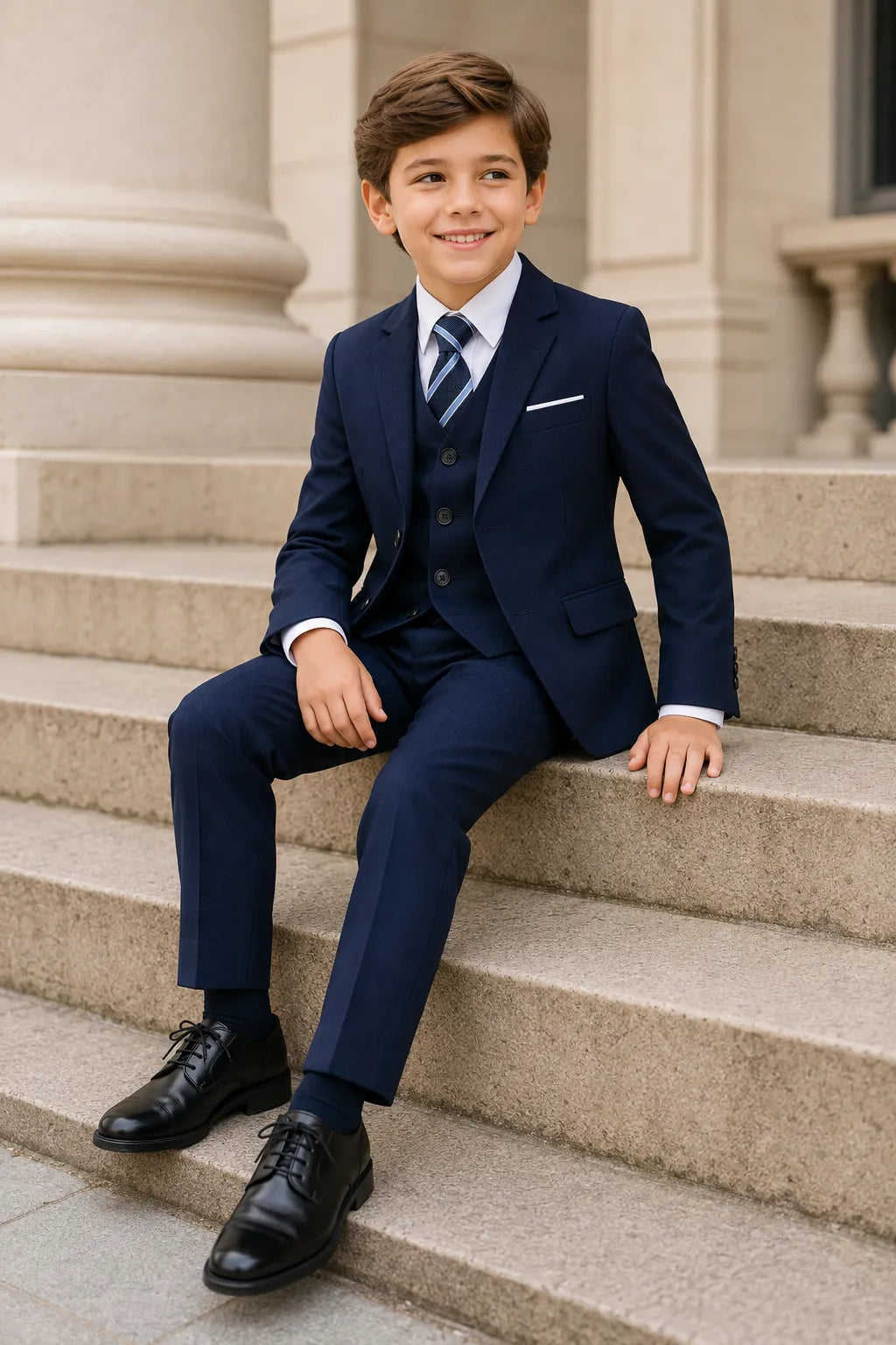 Boys Timeless Three Piece Formal Suit