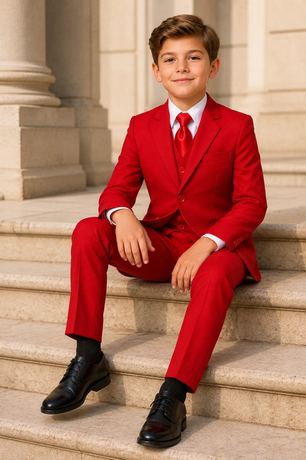 Boys Timeless Three Piece Formal Suit