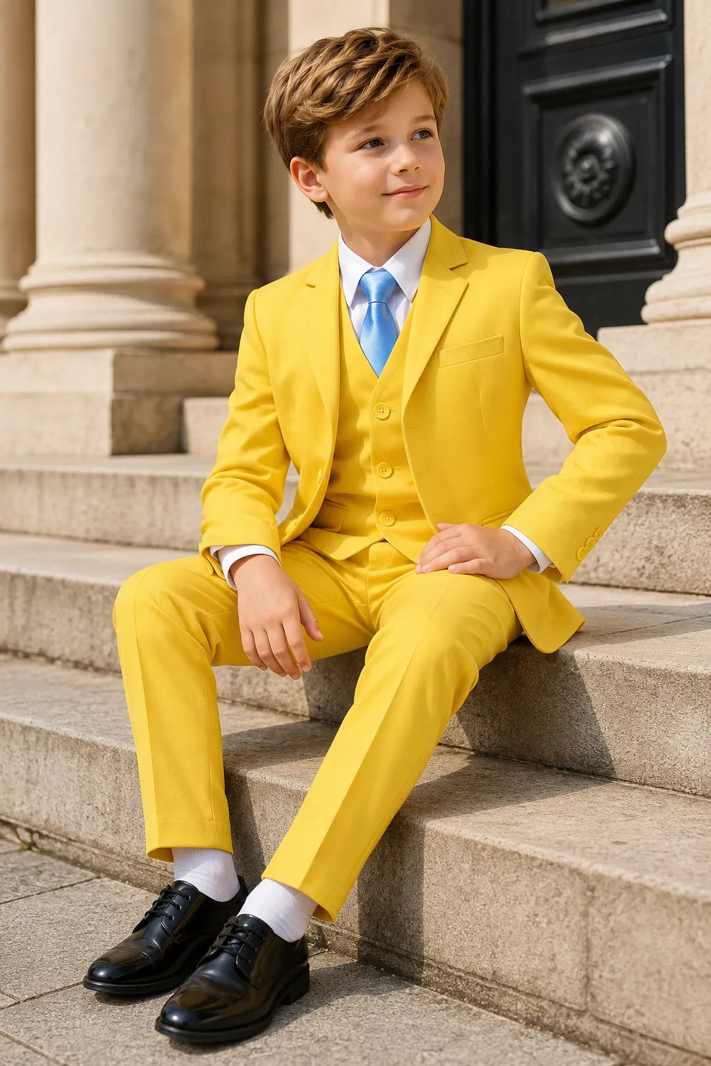 Boys Timeless Three Piece Formal Suit