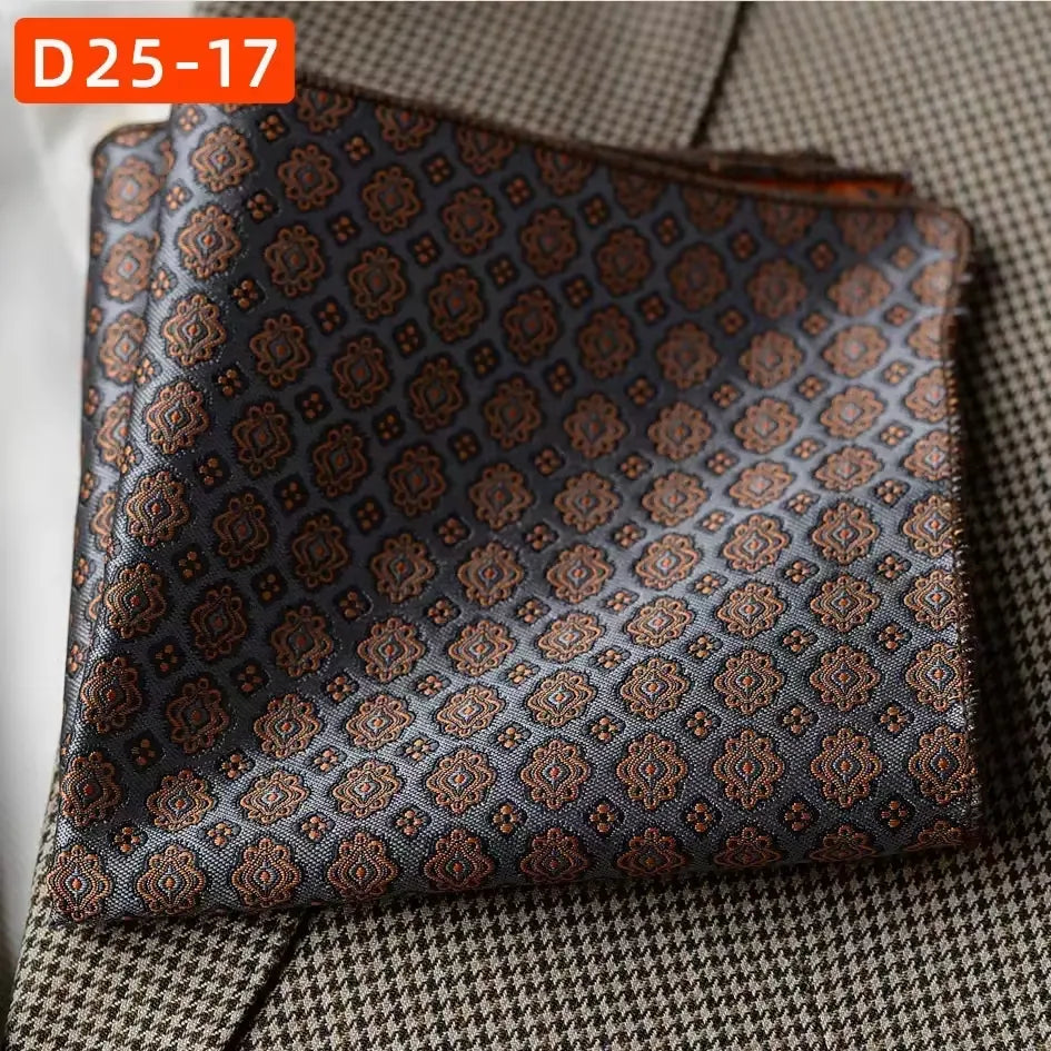 Vintage Pattern Pocket Square for Suits