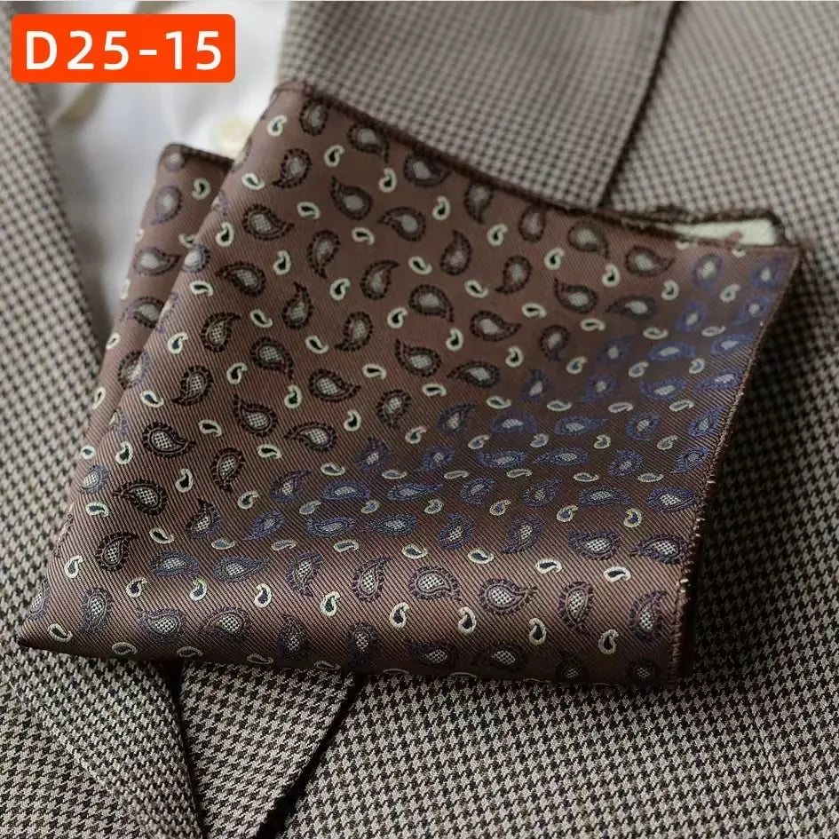 Vintage Pattern Pocket Square for Suits