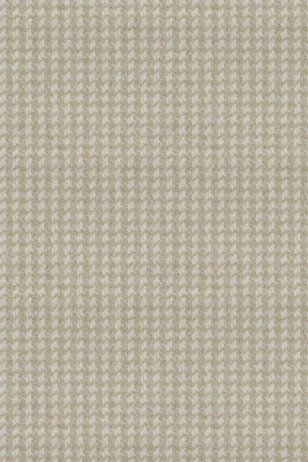 Men's Beige Houndstooth Notch Lapel 2 Piece Suit