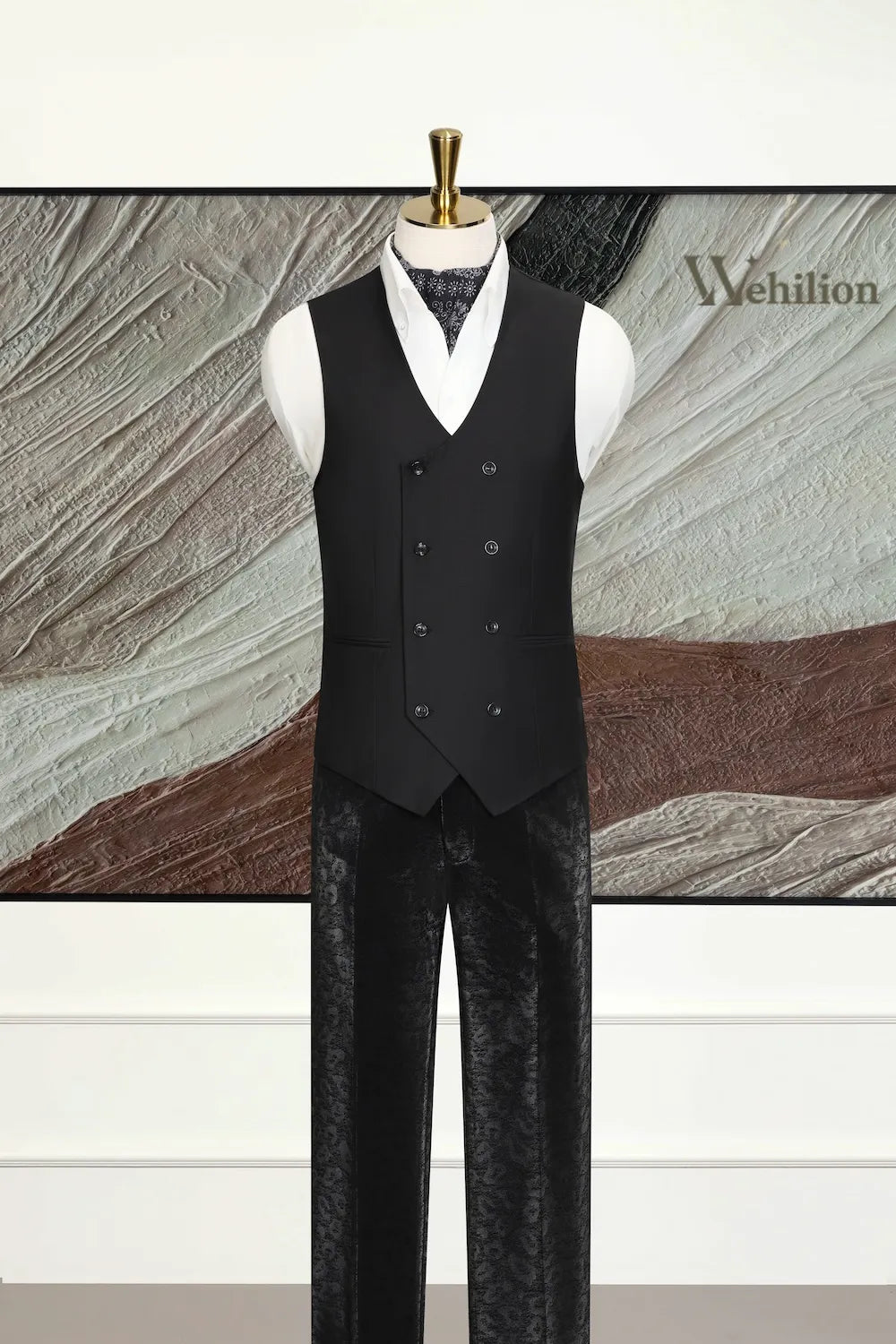 Men's Modern Leopard 3 Piece Suits