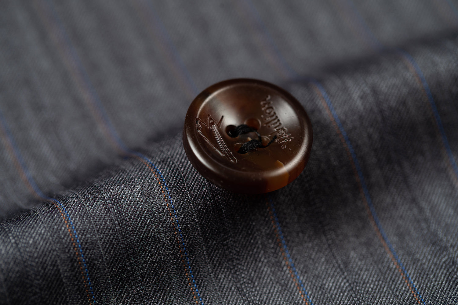 men’s tailored pinstripe jacket – double-breasted 2 button smart casual design