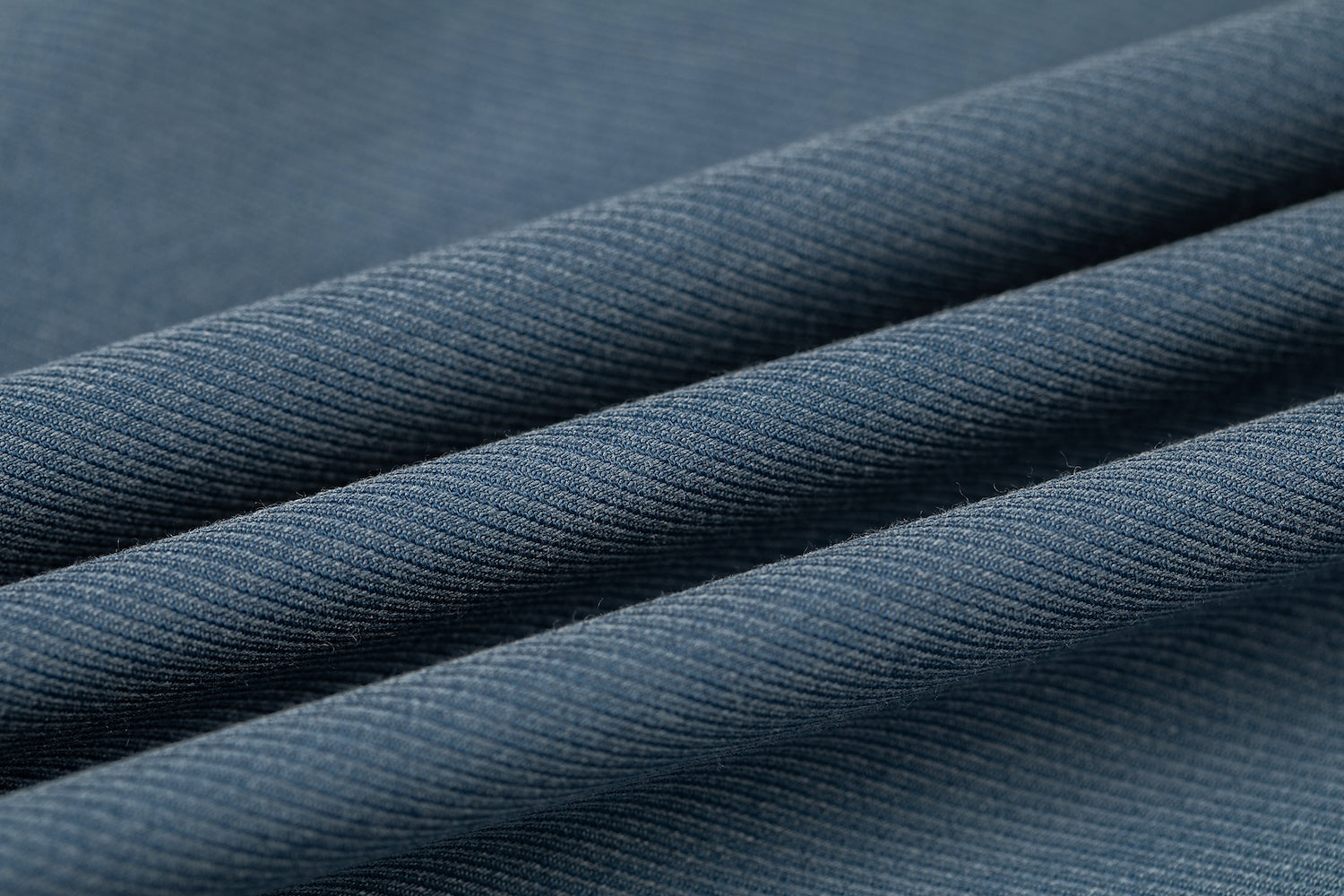 Men's blue double breasted blazer fabric - textured pinstripe weave on designer formal jacket material