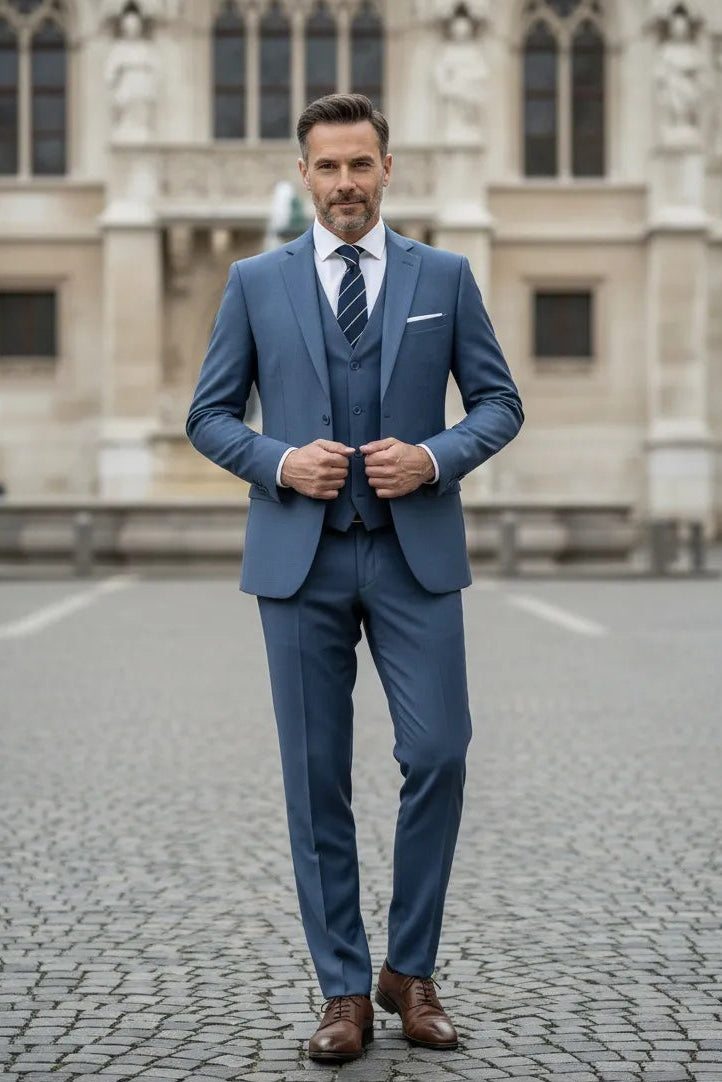 Men's Valentino Modern Fit 3 Pieces Suits