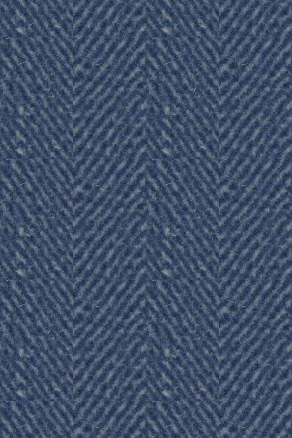 Men's Navy Herringbone Double Breasted Overcoat