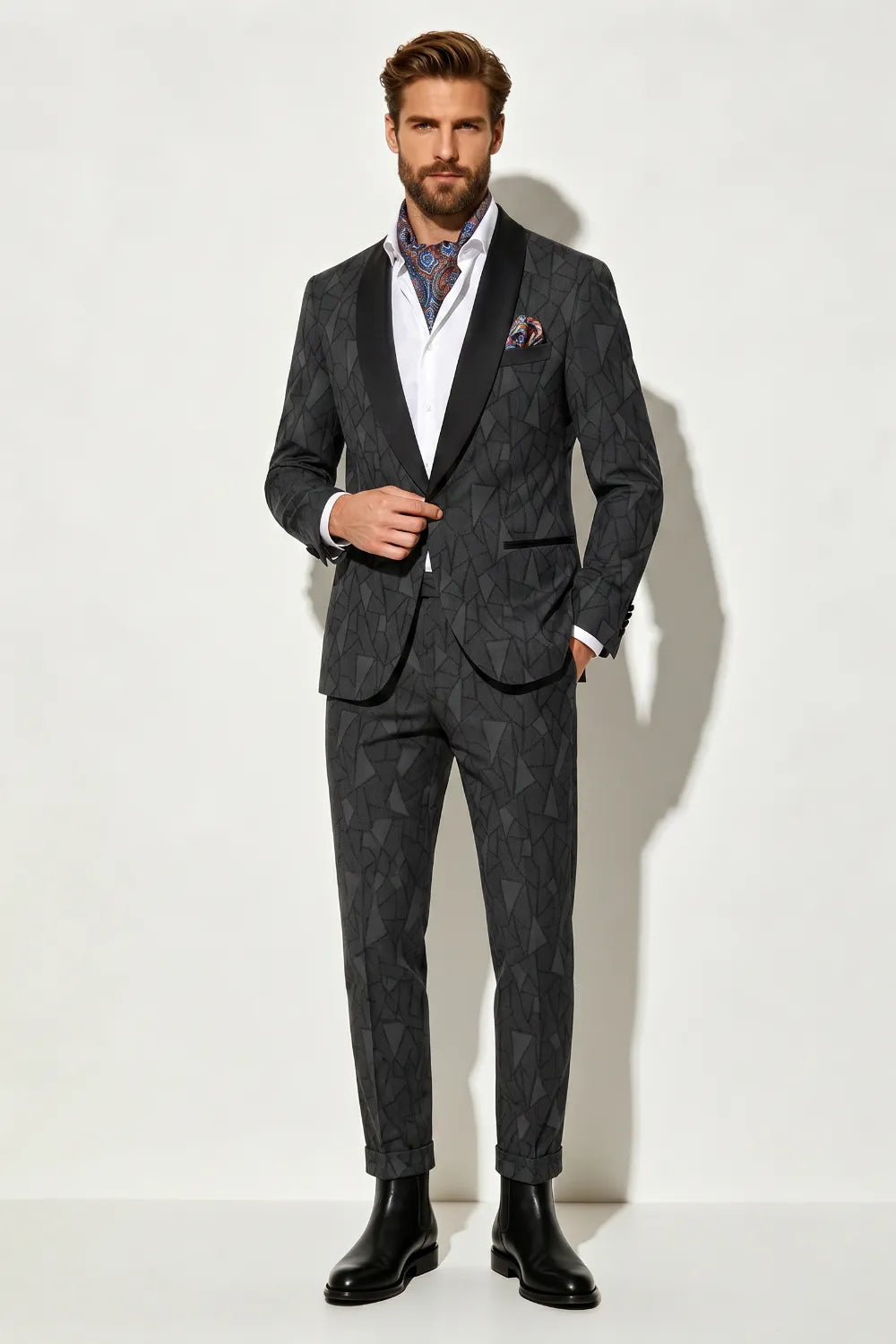 Abito da uomo doppiopetto slim fit 2 pezzi