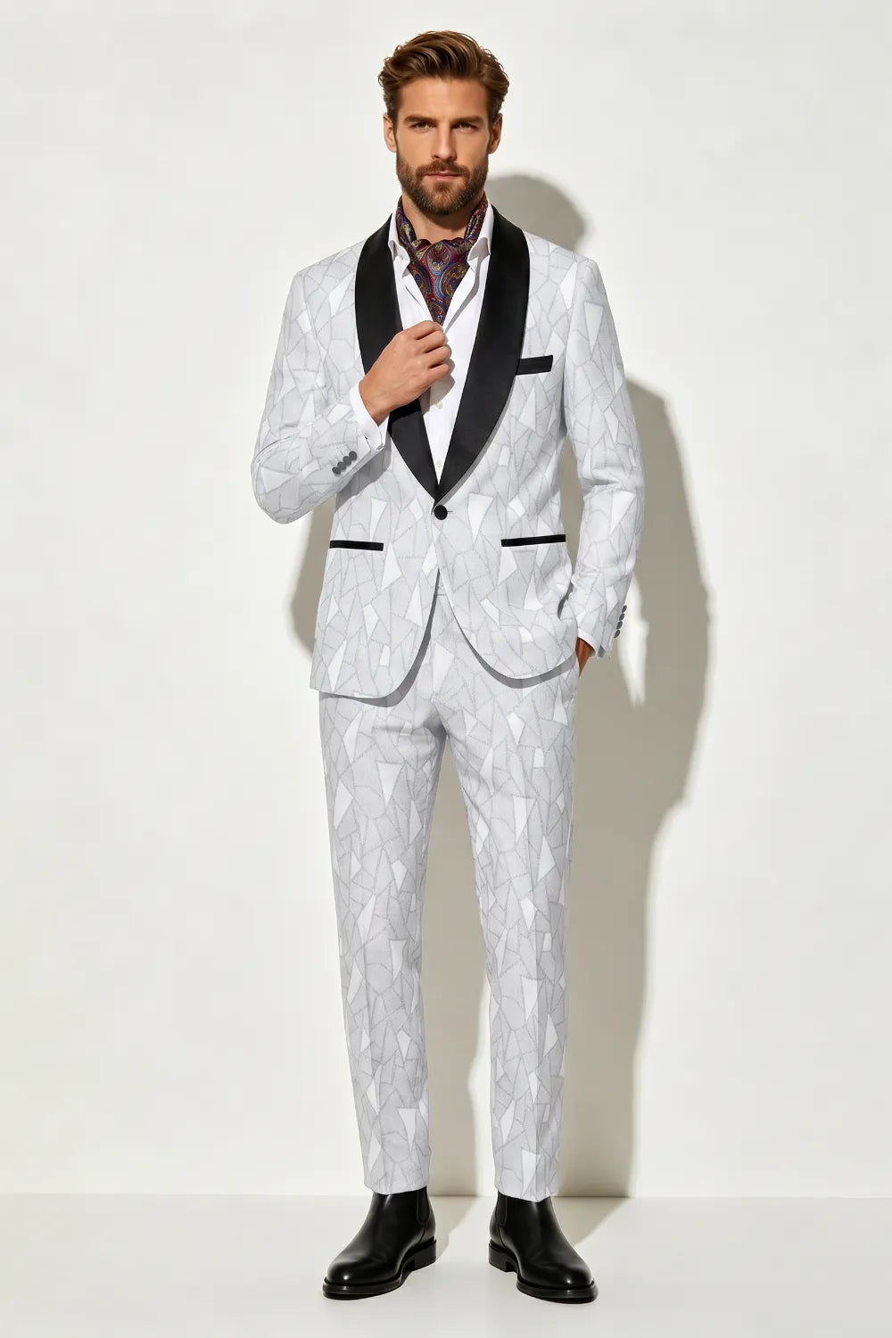 Abito da uomo doppiopetto slim fit 2 pezzi
