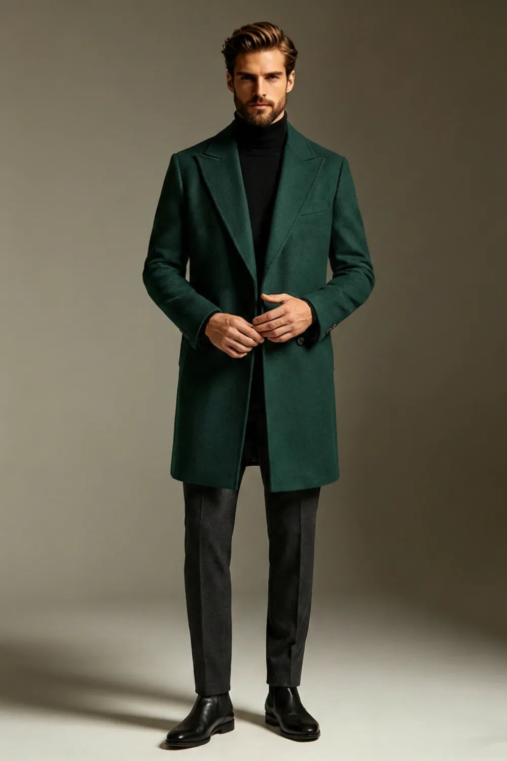 Costume 2 pièces homme coupe ajustée, croisé
