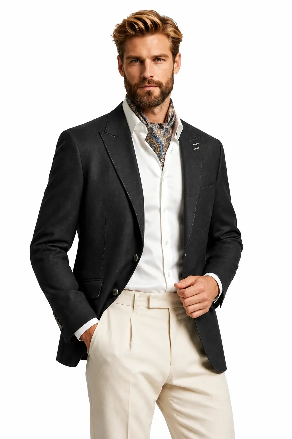 Men's Black Business 2 Piece Suit