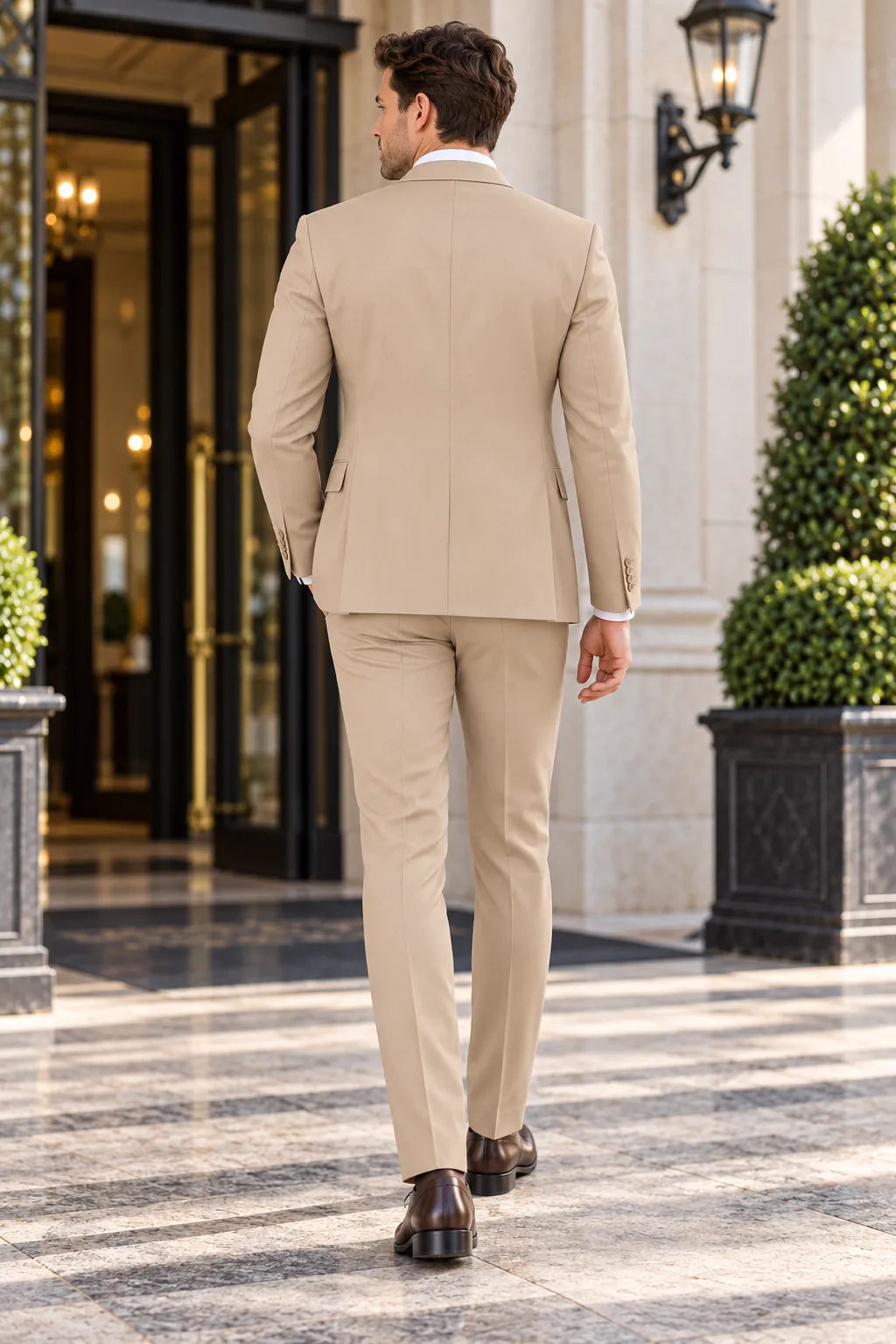 Men's Classic Single Breasted 2 Piece Suit