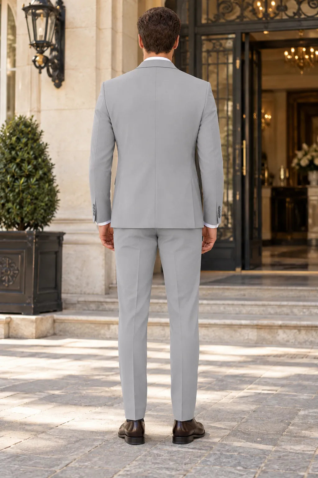 Men's Classic Single Breasted 2 Piece Suit