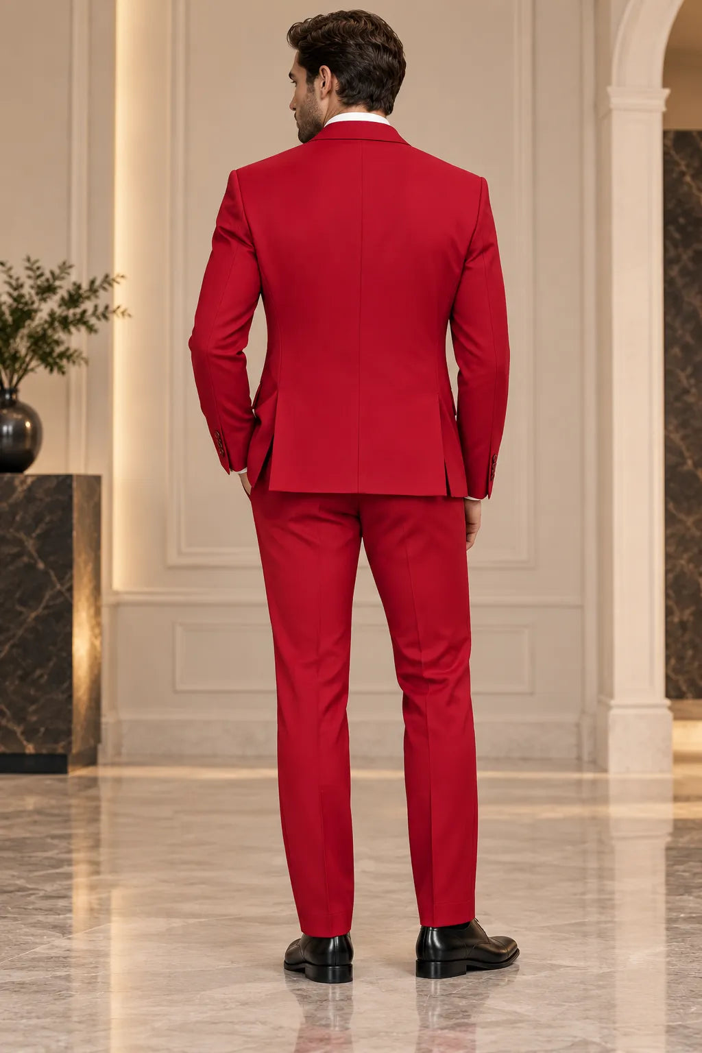 Men's Classic Single Breasted 2 Piece Suit