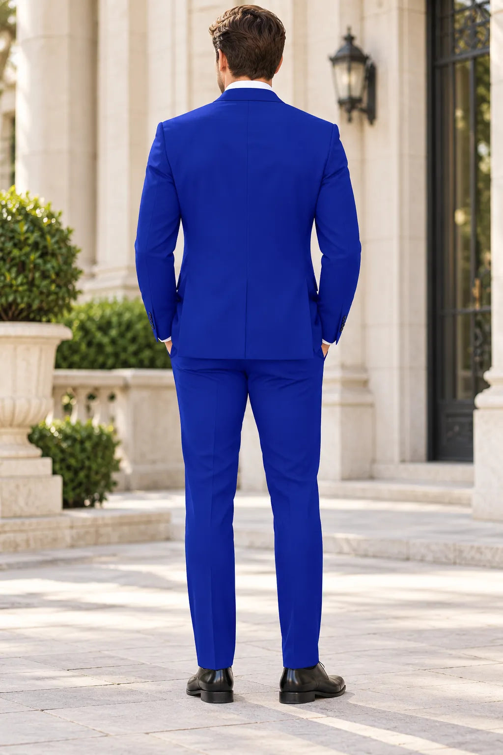 Men's Classic Single Breasted 2 Piece Suit