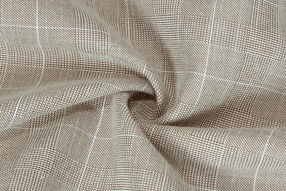 Men's Breathable Grid-Pattern 3 Piece Suits