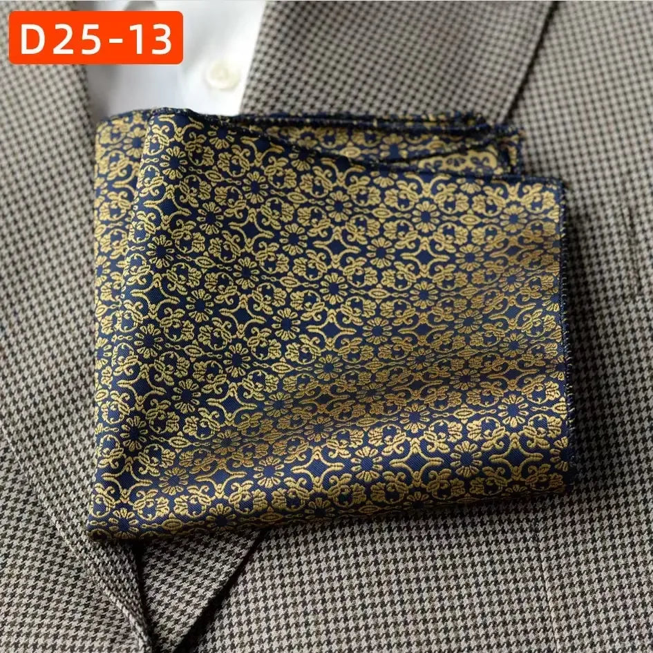 Vintage Pattern Pocket Square for Suits
