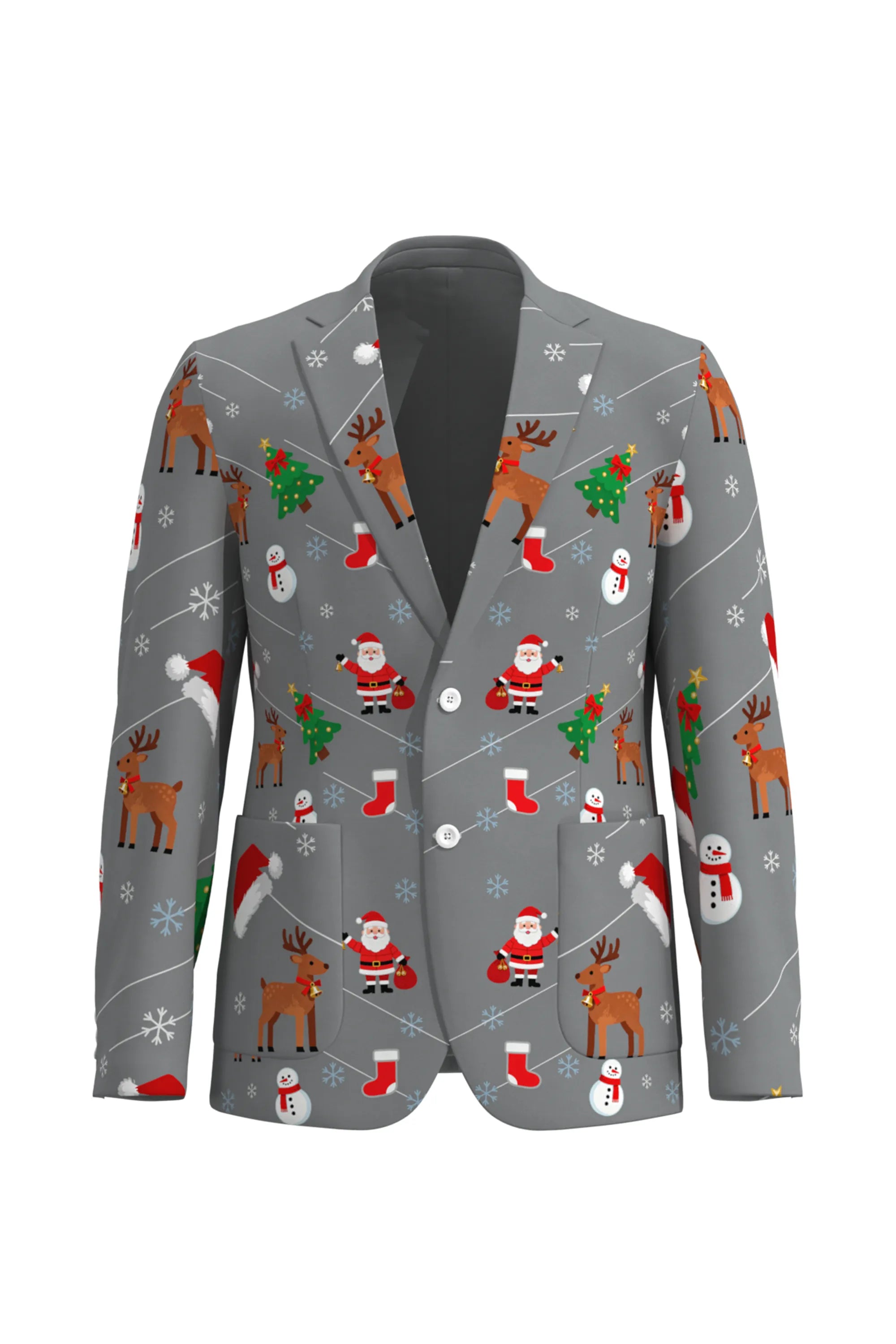 Men's Santa Claus Christmas Eve Party 2 Piece Suit