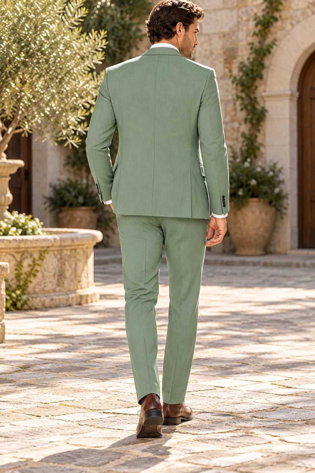 Men's Modern Spring 3 Piece Formal Suit