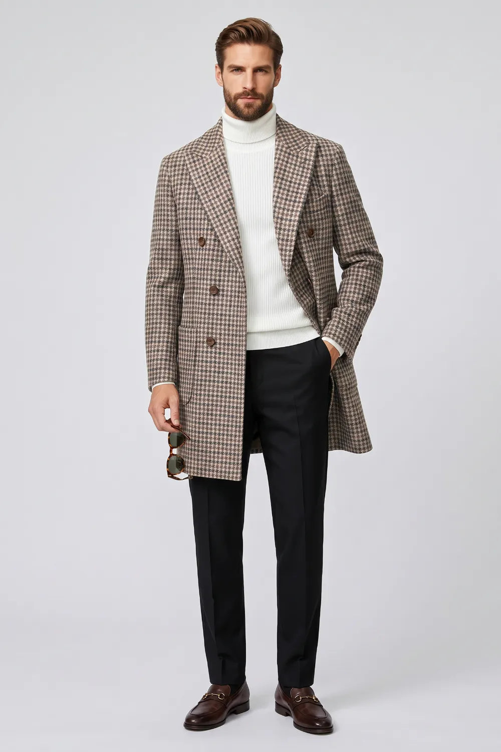 Abito da uomo doppiopetto slim fit 2 pezzi