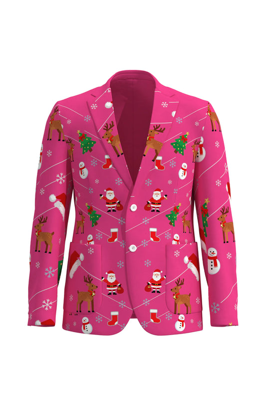 Men's Santa Claus Christmas Eve Party 2 Piece Suit
