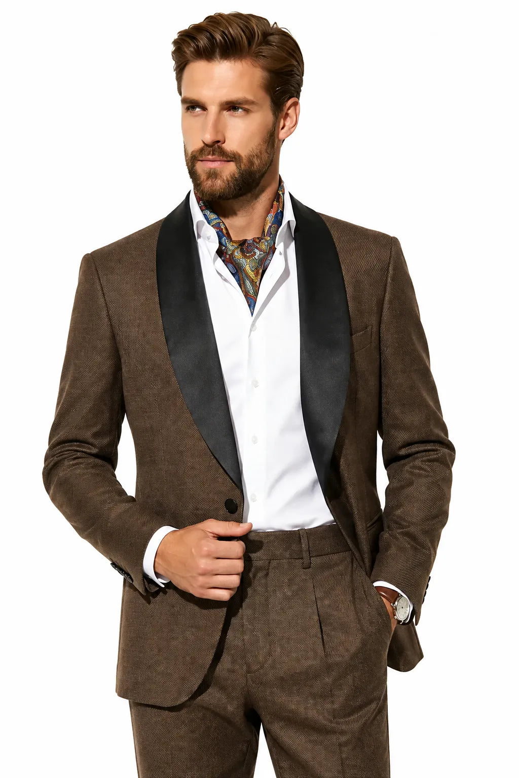 Men's Shawl Lapel 2 Piece Suit