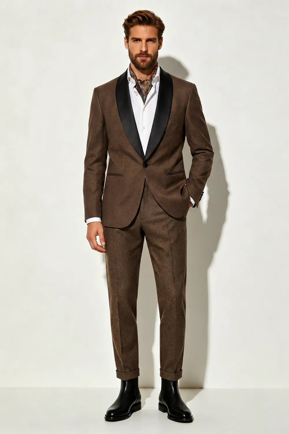 Men's Shawl Lapel 2 Piece Suit