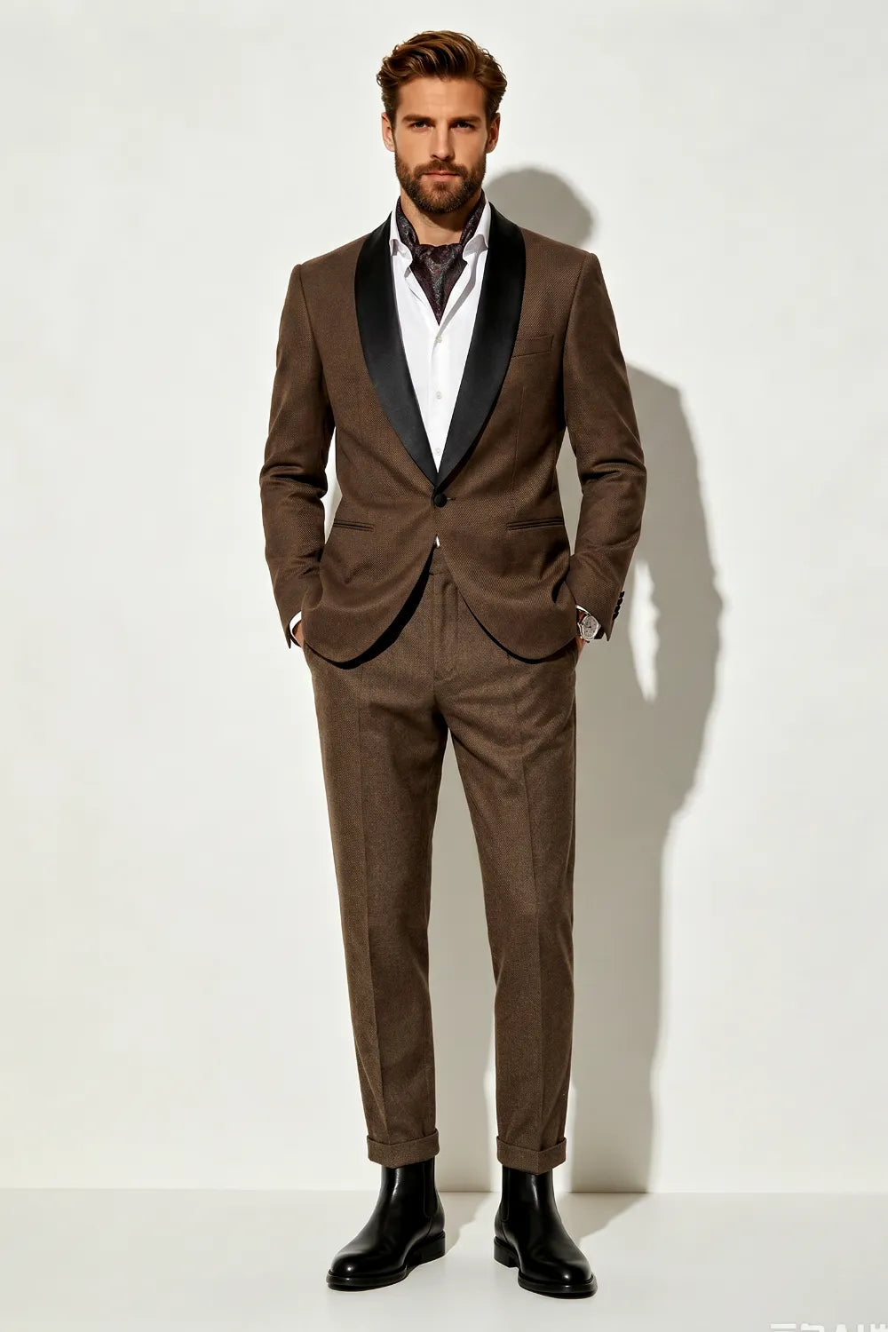 Men's Shawl Lapel 2 Piece Suit