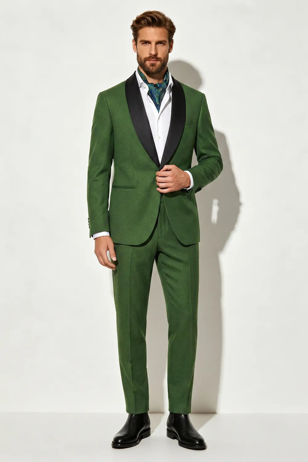 Men's Shawl Lapel 2 Piece Suit