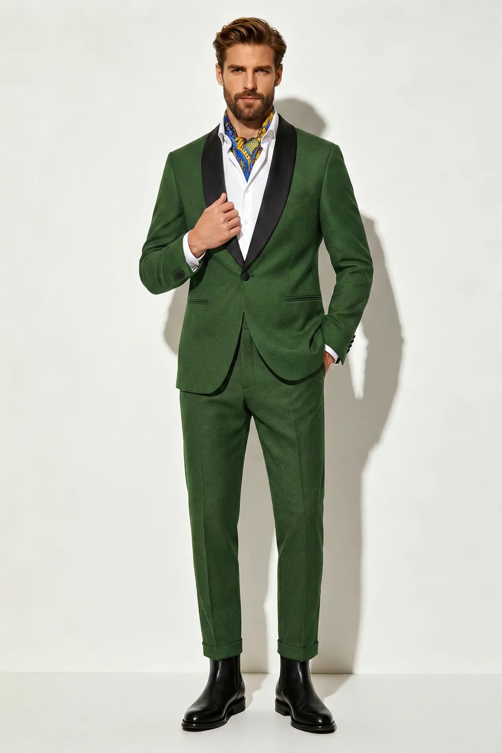 Men's Shawl Lapel 2 Piece Suit