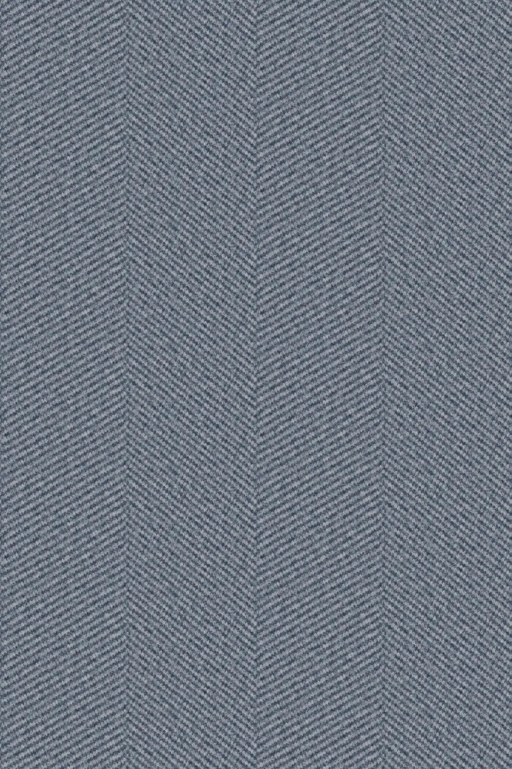 Men's Slate Blue Herringbone Double Breasted Overcoat