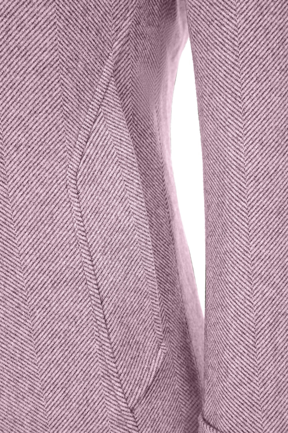 Light pink pocket detail on wool winter coat for men – outdoor overcoat