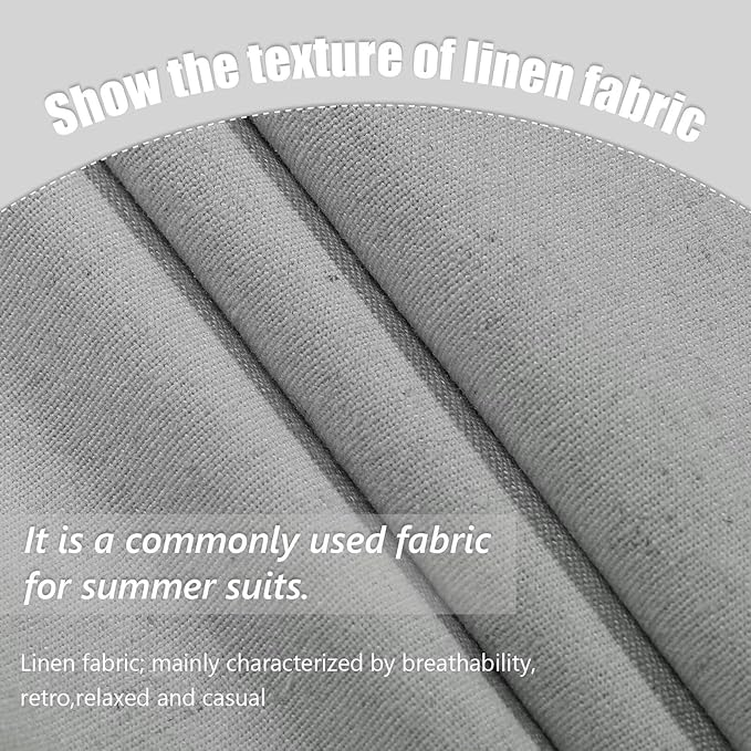 Men's Linen Casual 2 Piece Linen Suit