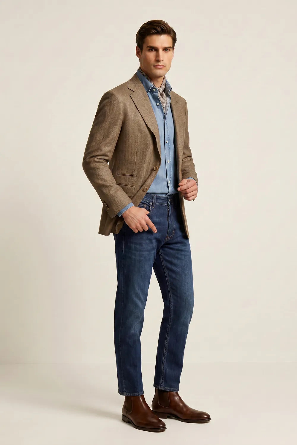 Abito da uomo doppiopetto slim fit 2 pezzi